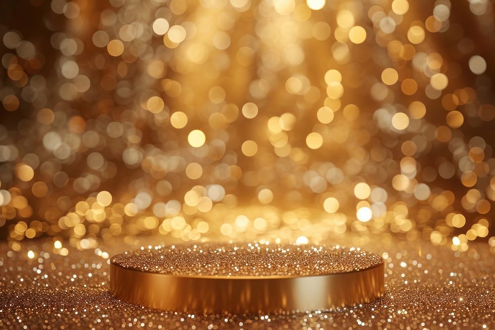 Luxury gold backgrounds glitter illuminated.