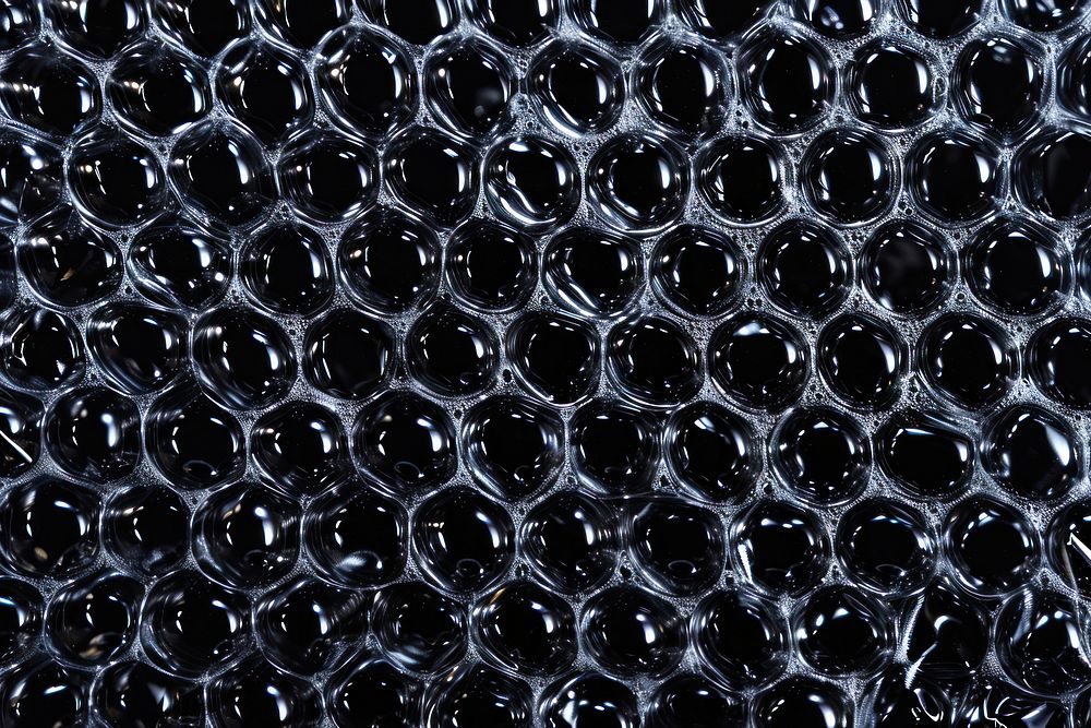Simple air bubble wrap backgrounds black repetition.
