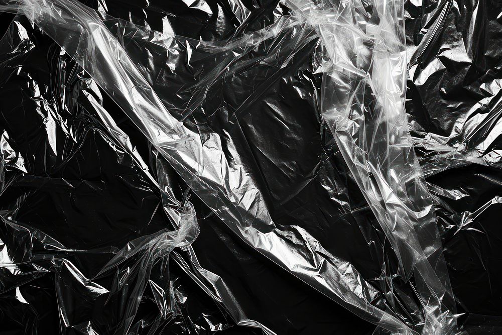 Simple plane plastic wrap backgrounds black monochrome.