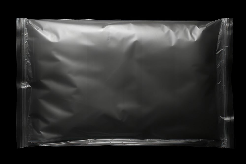 Simple plane plastic wrap backgrounds black bag.