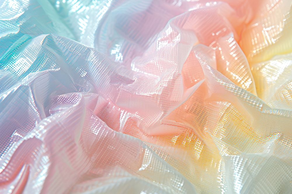 Smooth bubble plastic wrap backgrounds crumpled abstract.