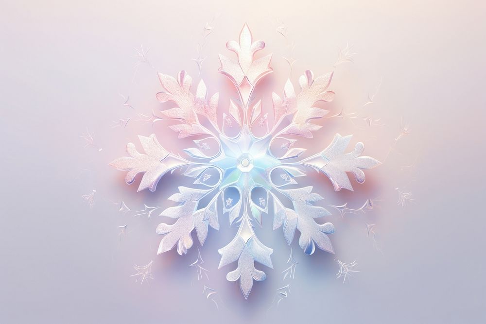 Snowflake pattern nature art.
