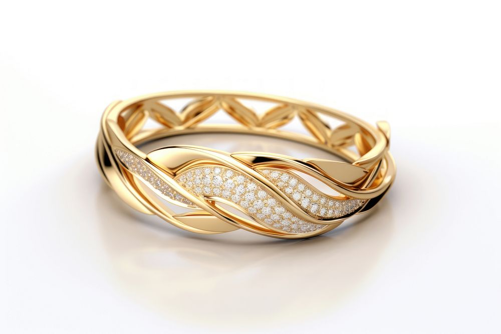 Jewelry gold shiny ring.