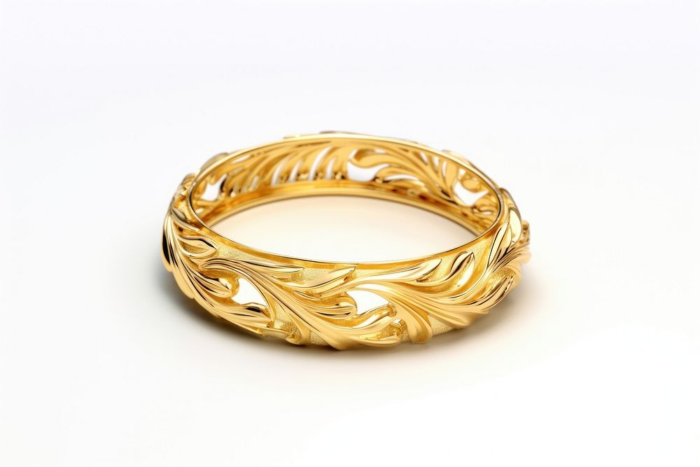 Jewelry gold bangles ring.