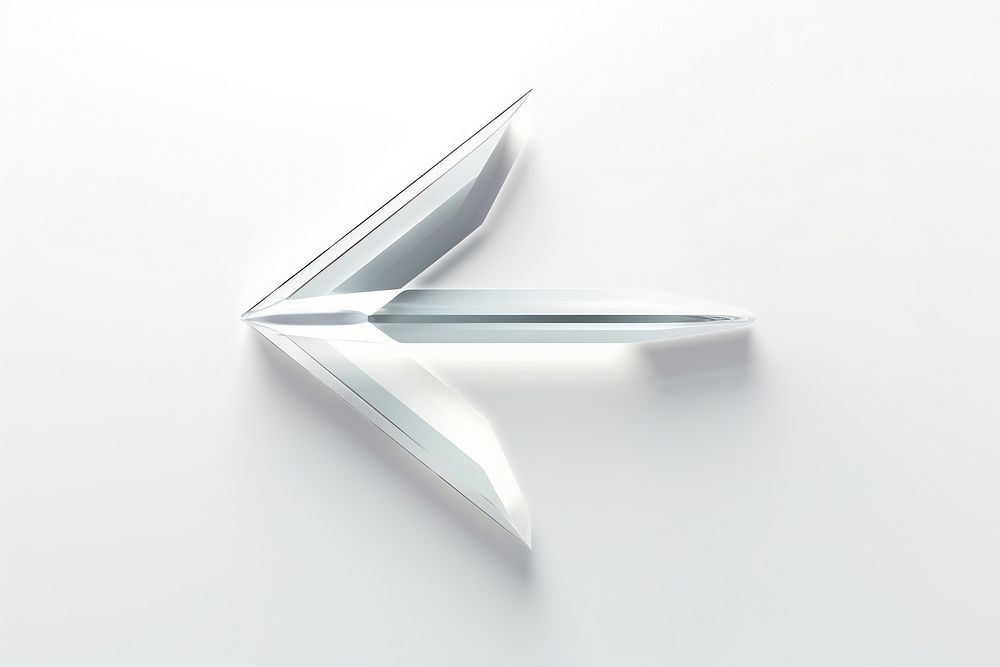 Arrow icon symbol white logo.