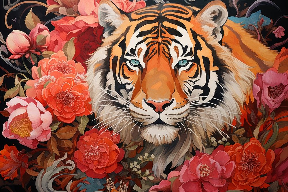 Tiger tiger art accessories.