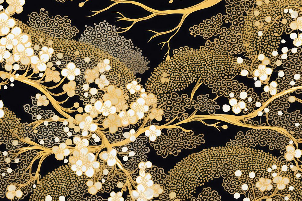 Traditional japanese pattern wallpaper art backgrounds.