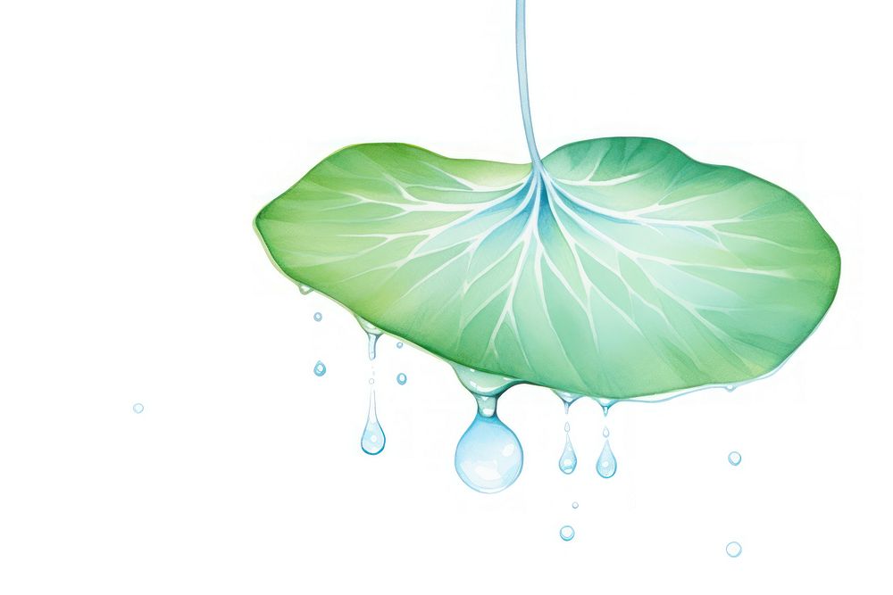 Lotus leaf water drop chandelier.