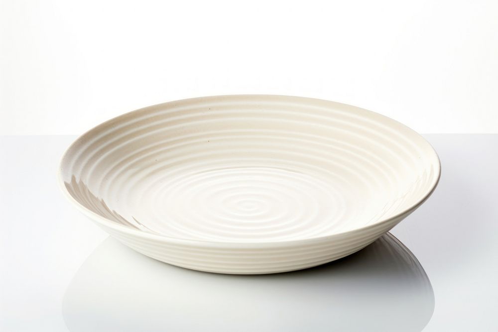 Porcelain plate white bowl.