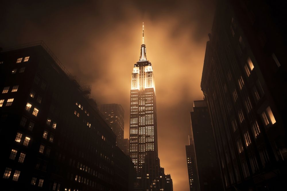 Photography of empire state building architecture landmark tower.