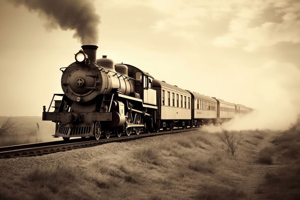 Photography of steam train locomotive vehicle railway.
