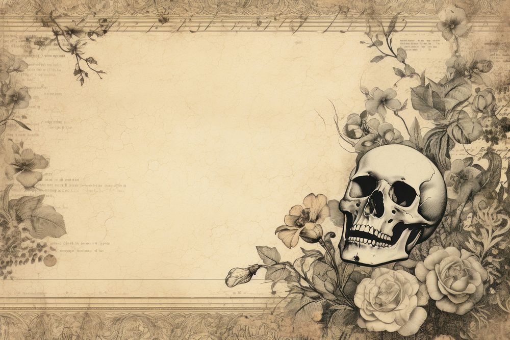 Grave backgrounds drawing flower.