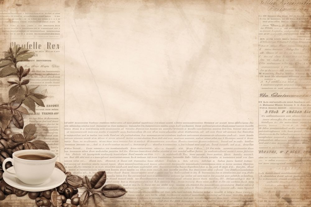 Coffee newspaper page backgrounds.