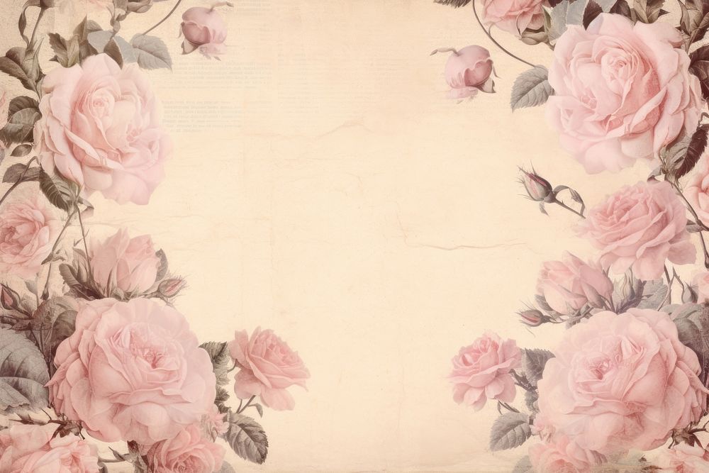 Pink roses backgrounds pattern flower.