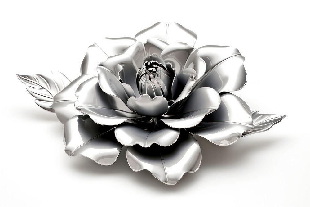 Jewelry flower silver plant.