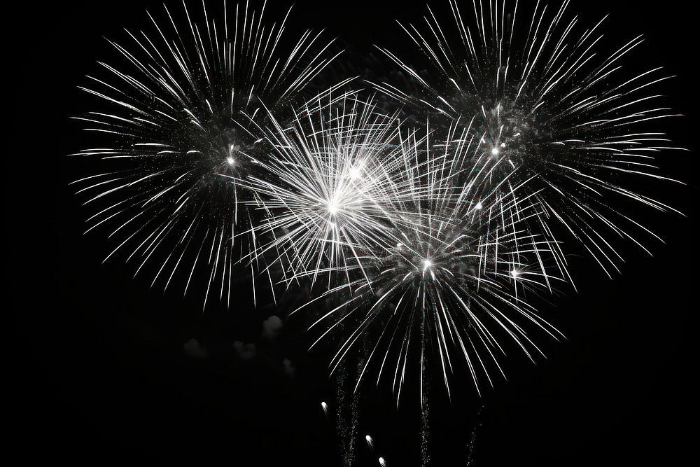 Photography fireworks monochrome outdoors motion.