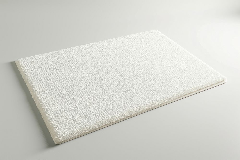 Door mat  white white background accessories.