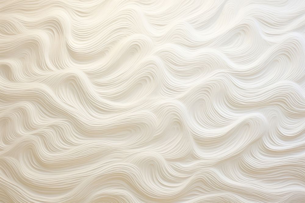Cloud wave bas relief pattern white wall backgrounds.