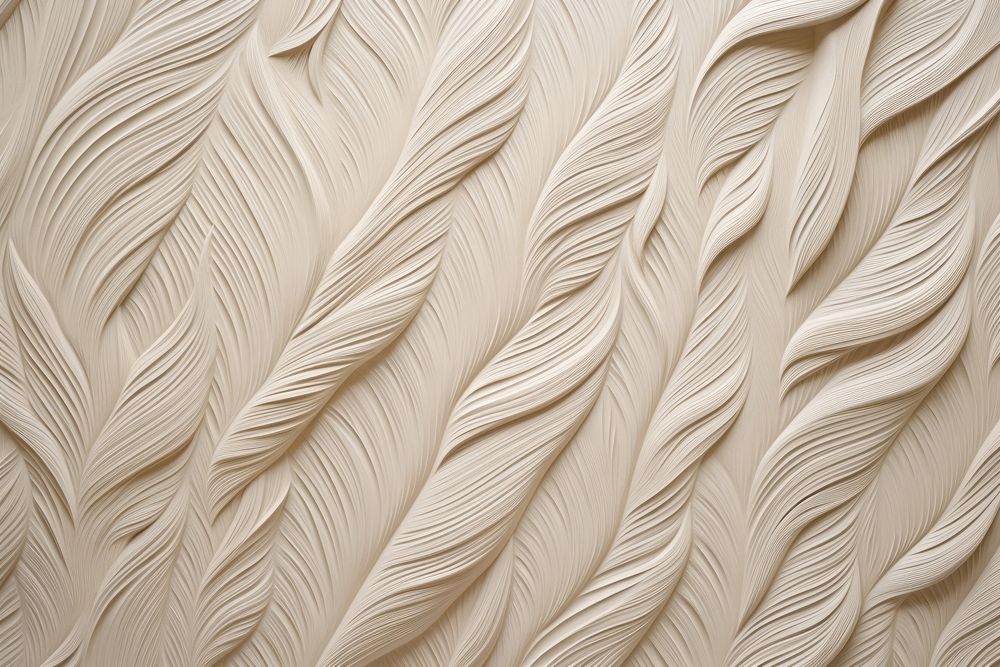 Feather bas relief pattern backgrounds repetition textured.