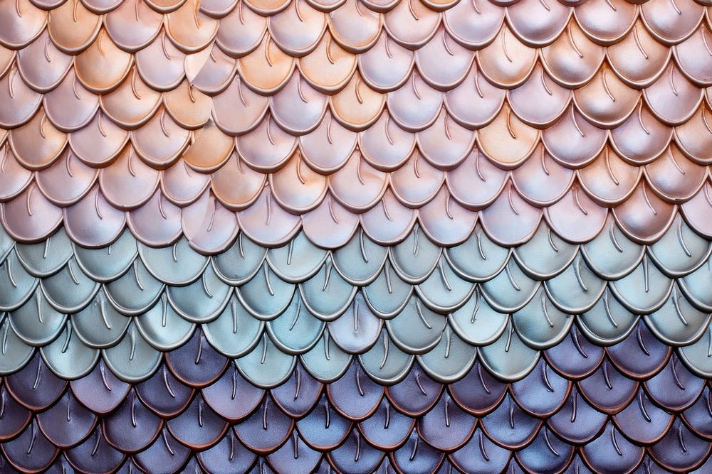 Fish scale bas relief pattern outdoors nature architecture.