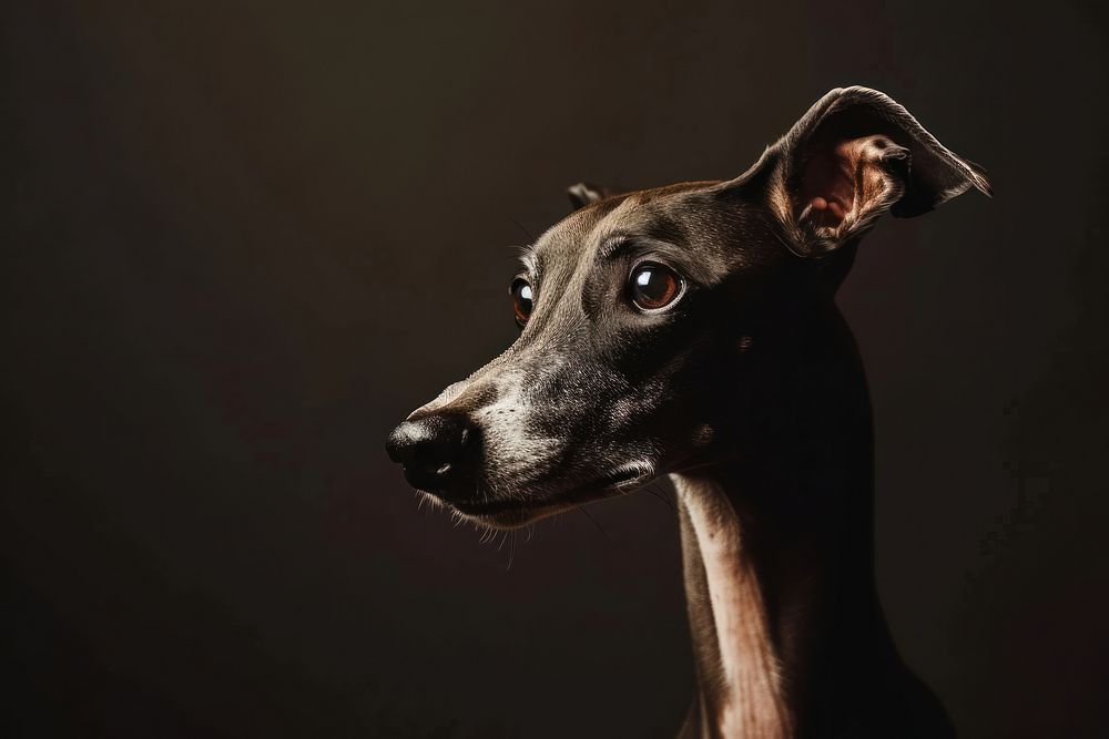 Greyhound dog animal mammal pet.