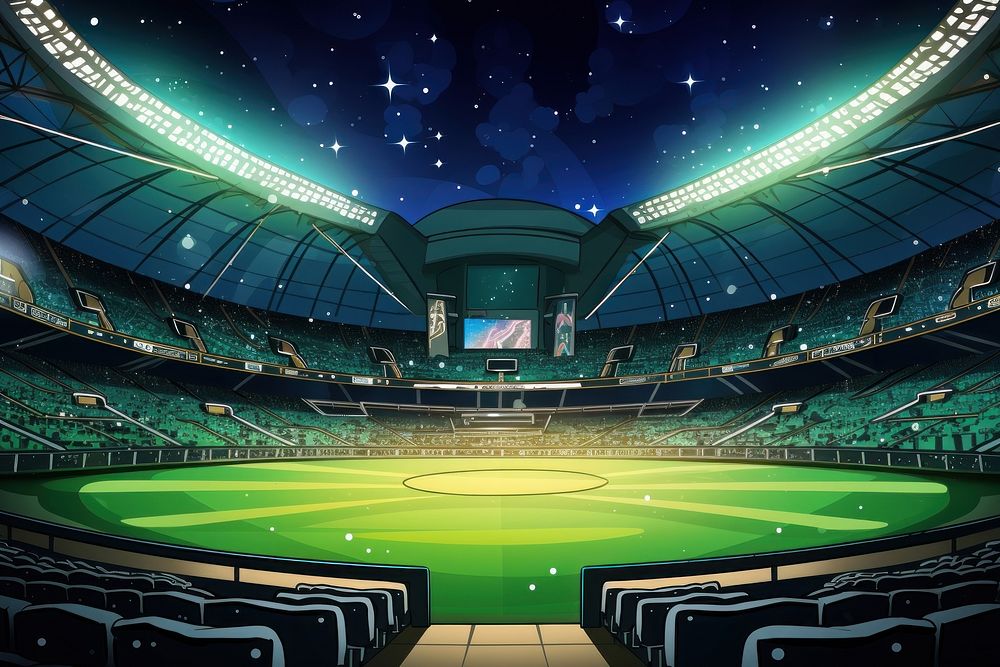 Illustration Stadium baseball stadium sports.