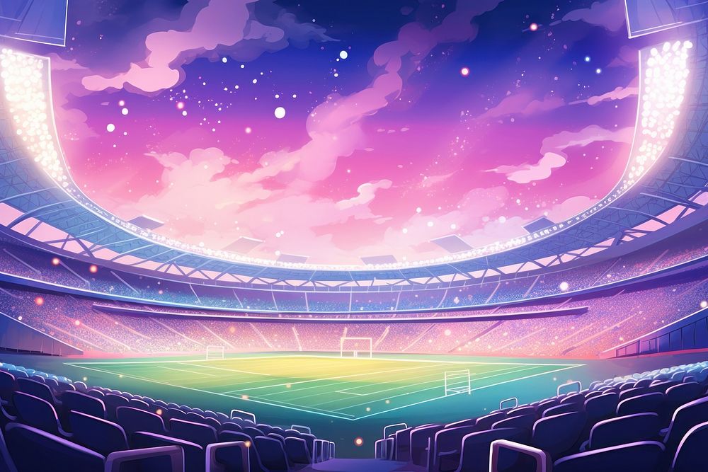 Stadium Sports Modern Fantasy Graphic Novel Anime Manga Wallpaper 32492943  Stock Photo at Vecteezy