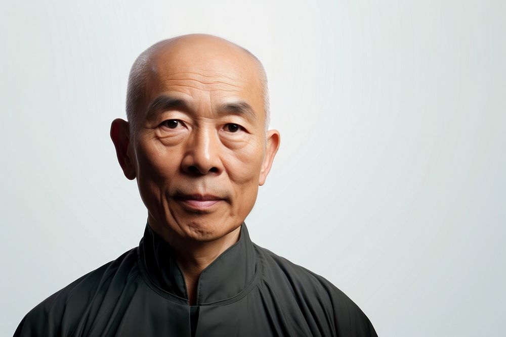 Middle aged chinese man photo portrait adult photography. AI generated Image by rawpixel.