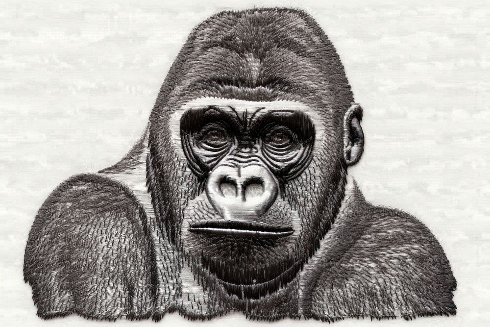 Ape wildlife gorilla animal.