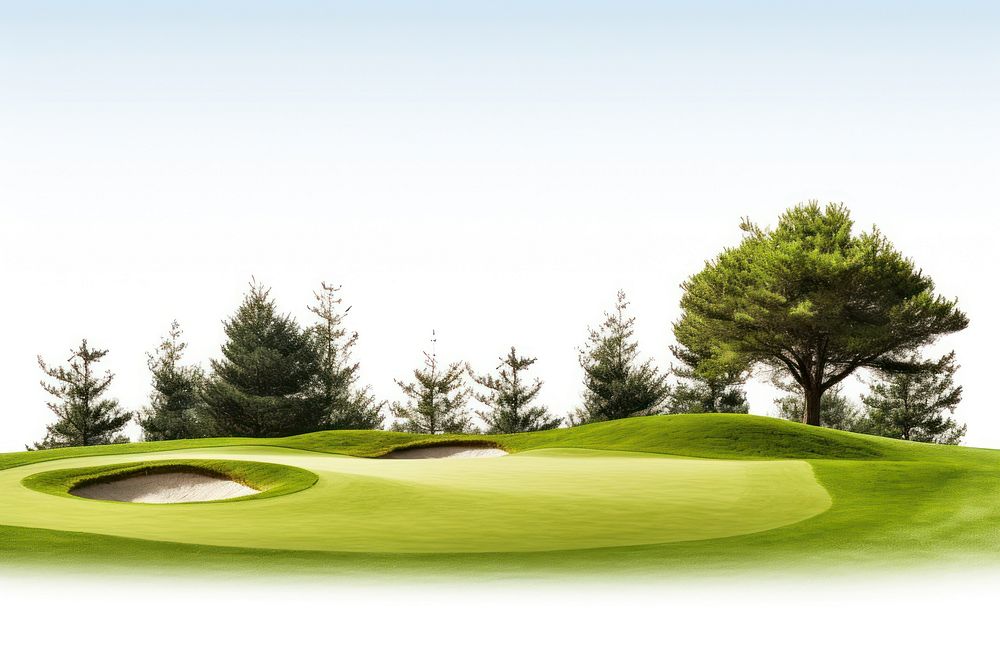 Golf course nature outdoors sports. AI generated Image by rawpixel.