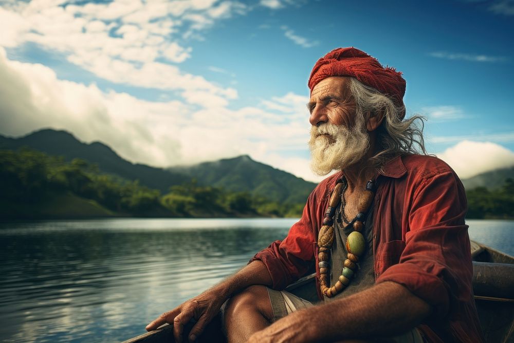 Latina brazilian senior man travel adult photo.