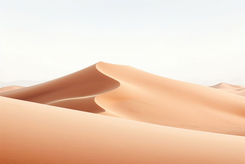Desert hills nature landscape outdoors. AI generated Image by rawpixel.