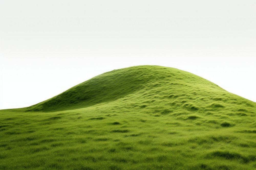 Grass hills nature landscape grassland. AI generated Image by rawpixel.