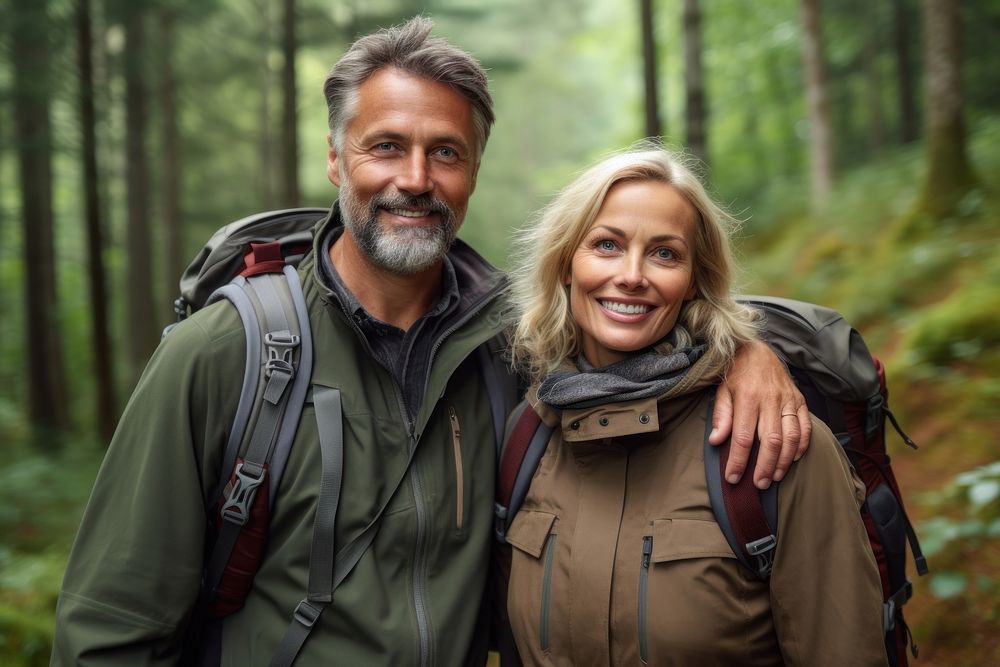 Backpack portrait forest adventure. | Free Photo - rawpixel