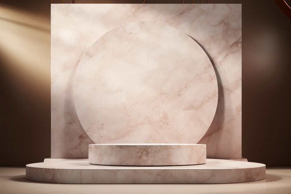 Marble architecture lighting indoors.