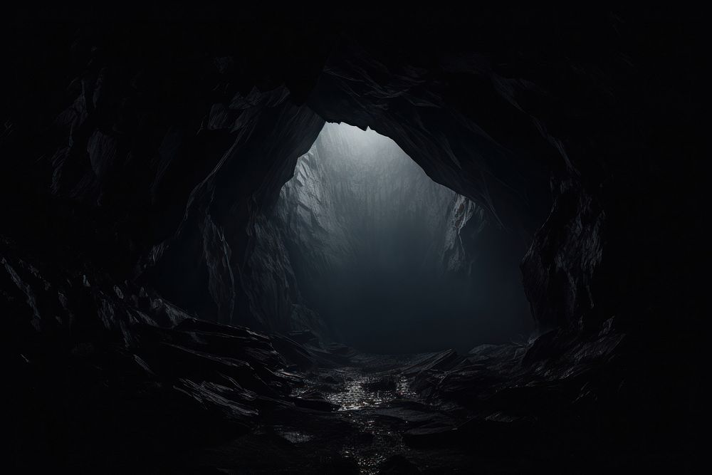 Dark background cave nature black.