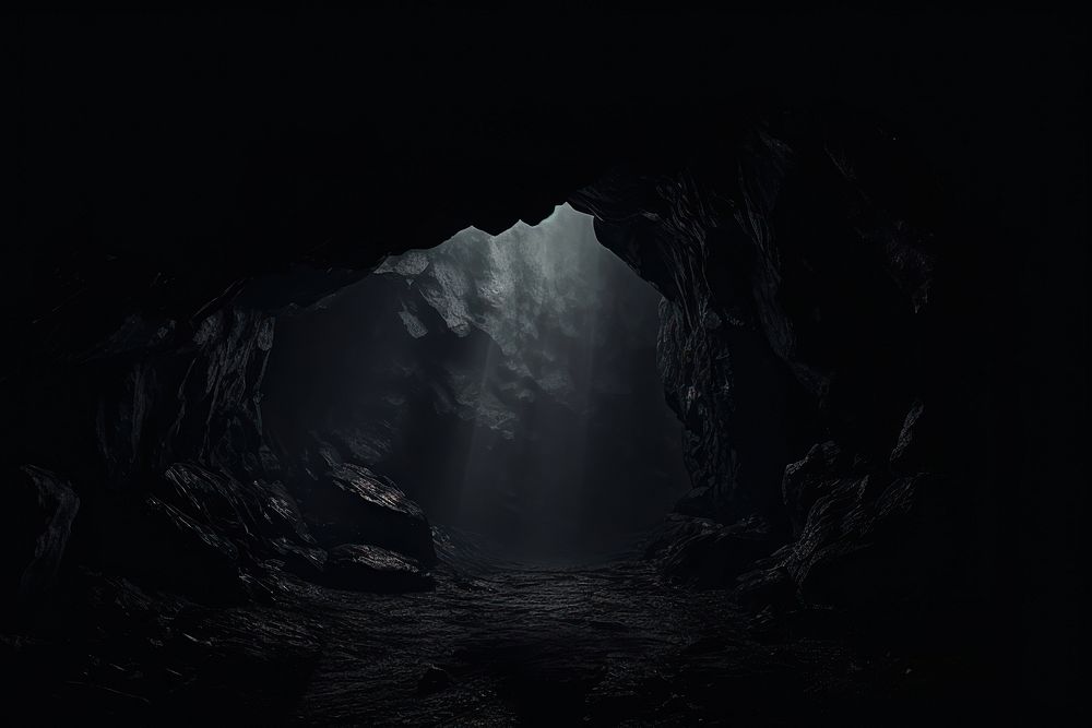 Dark background cave nature black.