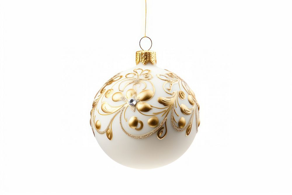 Ornament christmas jewelry white.