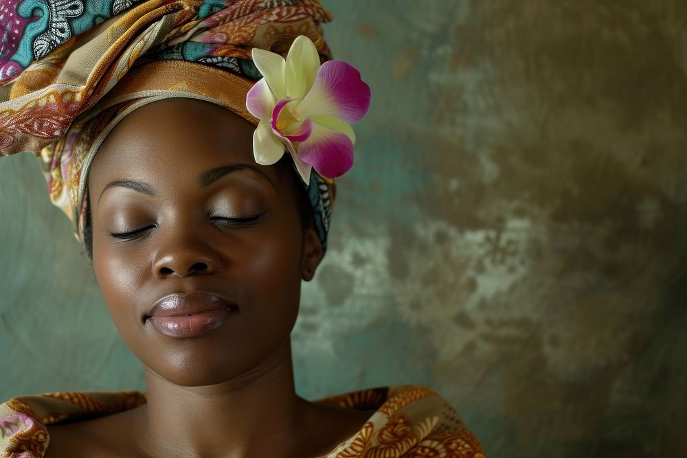 Ghanan woman portrait adult photo.