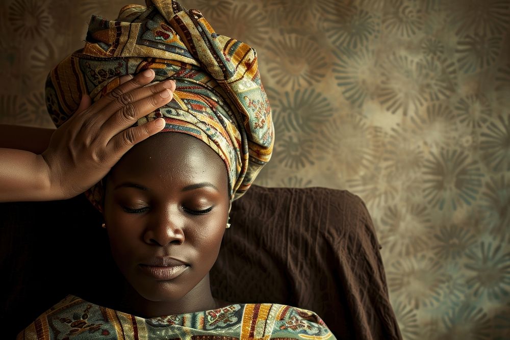 Ghanan woman portrait adult photo.