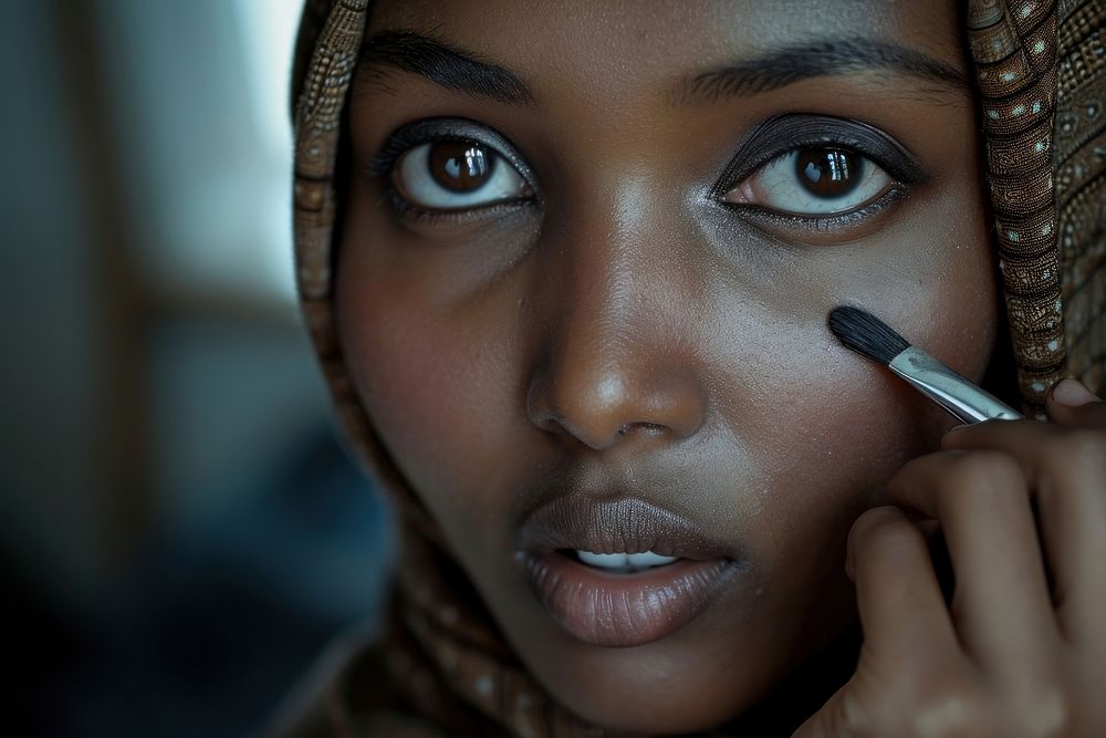 Somali woman cosmetics makeup skin. | Free Photo - rawpixel