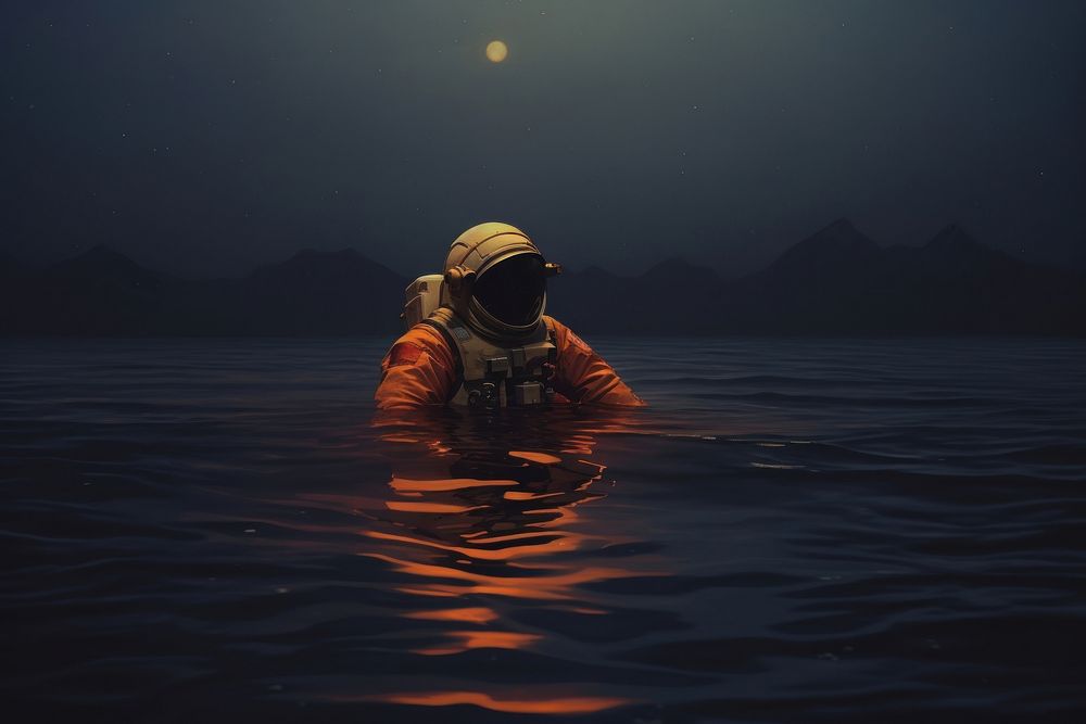 Sea astronomy astronaut outdoors.