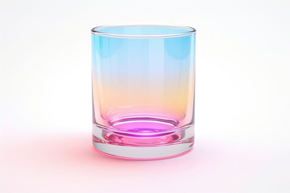 Glass transparent cylinder vase.