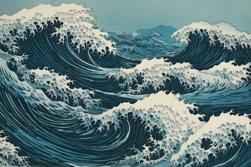 Nature ocean wave sea.