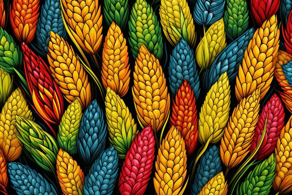 Corn backgrounds pattern food.