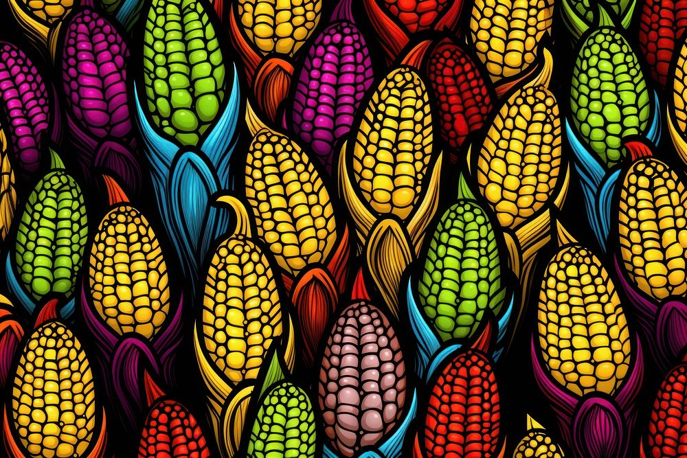Corn backgrounds plant food.