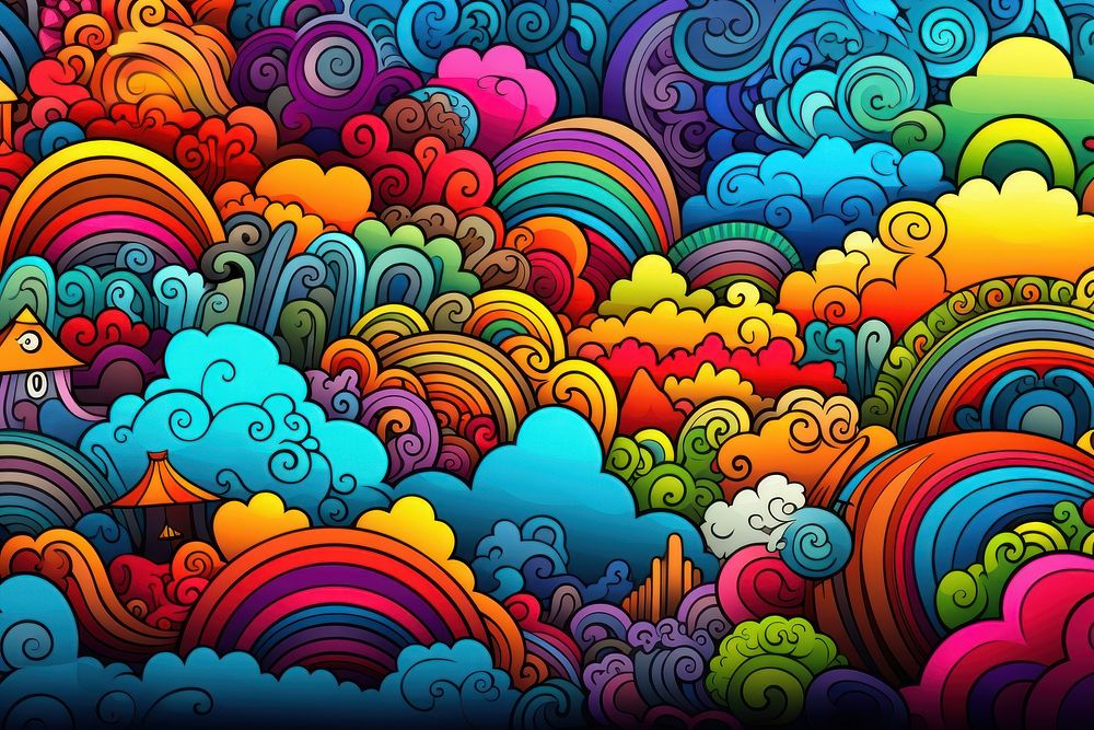 Clound backgrounds pattern art.