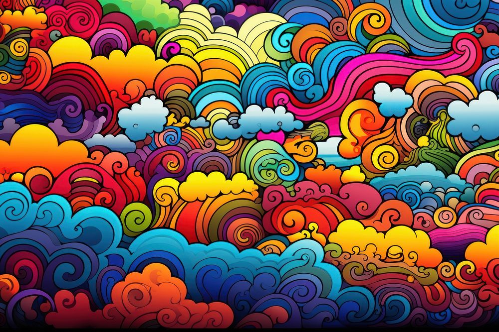 Clound art backgrounds pattern.