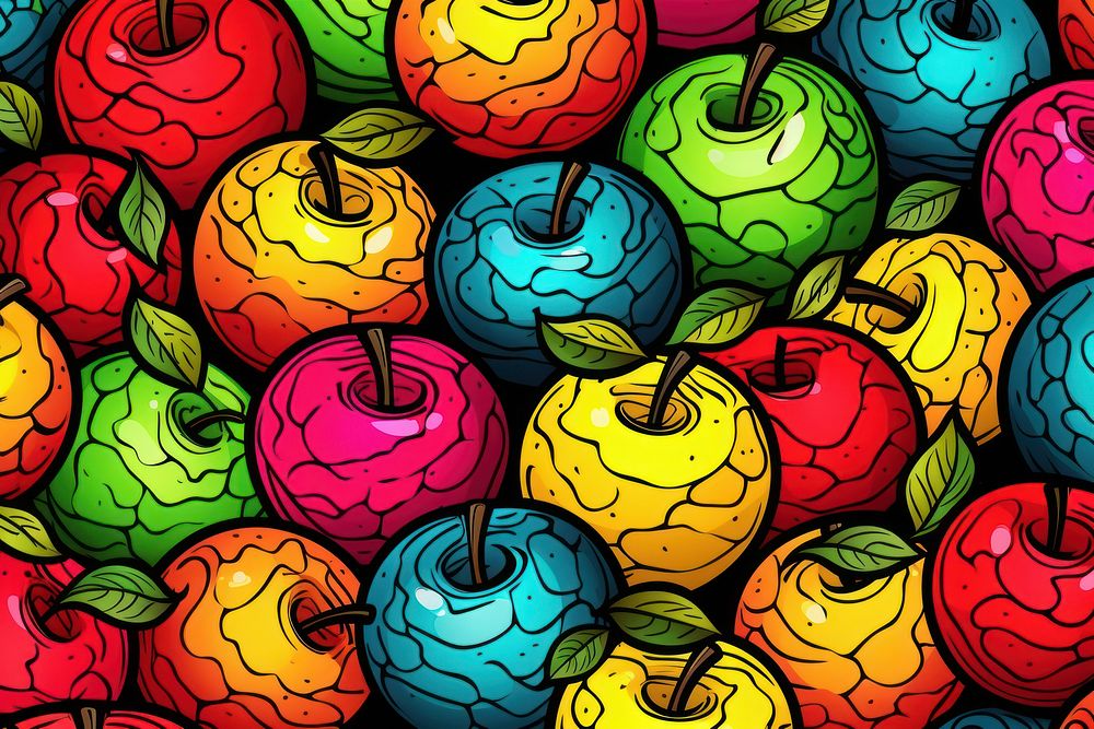 Apple backgrounds ball food.