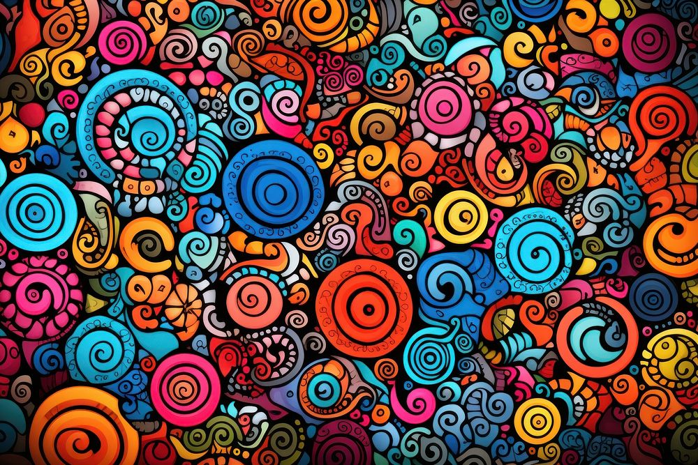 Ring art backgrounds pattern.